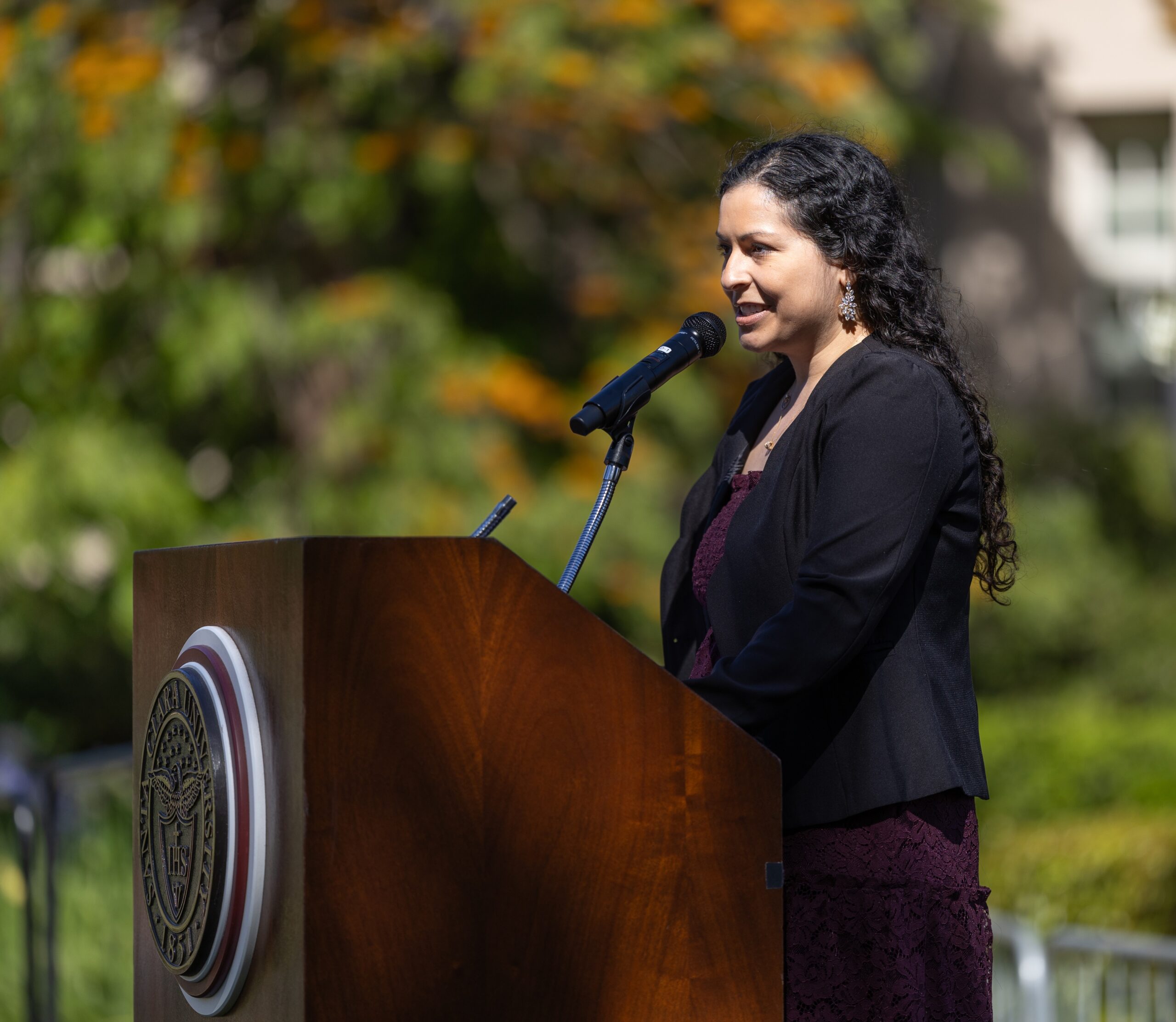 Hooria Jazaieri speaking